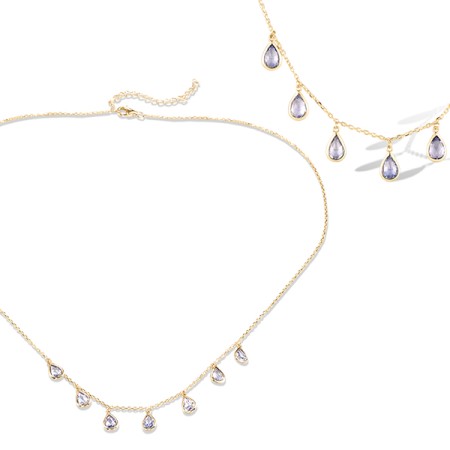 14KY Necklace Blue Sapphire (N320706SAP14KY)