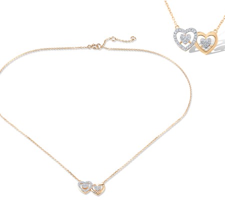 14KRW Necklace Diamond (N321044DIA14KRW)