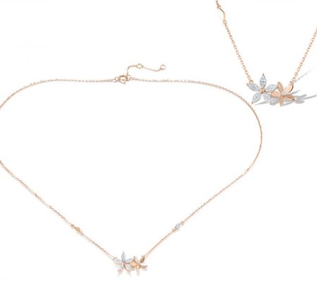 14KRW Necklace Diamond (N321047DIA14KRW)