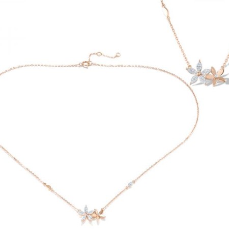 14KRW Necklace Diamond (N321047DIA14KRW)