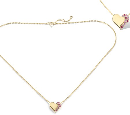 14KY Necklace Diamond,Pink Sapphire,Ruby (N321182APIS14KY)