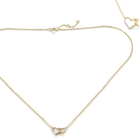 14KYW Necklace Diamond (N321184ADIA14KYW)