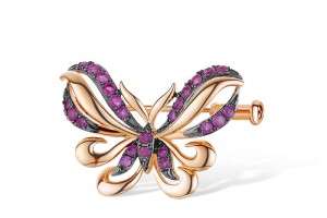 14KRB Brooch Ruby (O312612RUY14KRB)