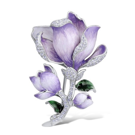 9KW Brooch Diamond,Enamel (O314183ENA9KW)