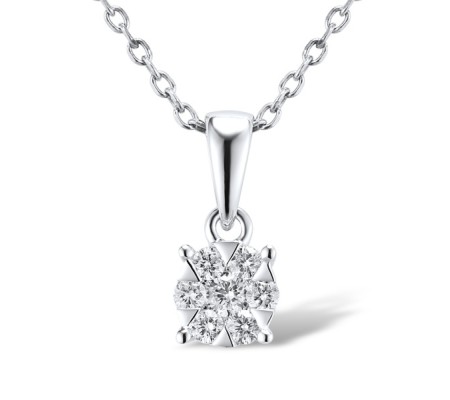 14KW Pendant Diamond (P300026ADIA14KW)
