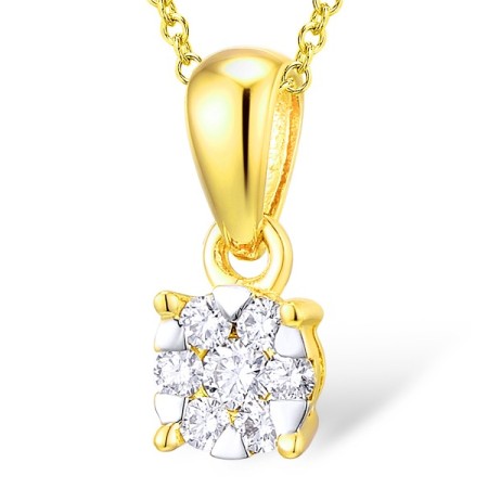 14KYW Pendant Diamond (P300026ADIA14KYW)