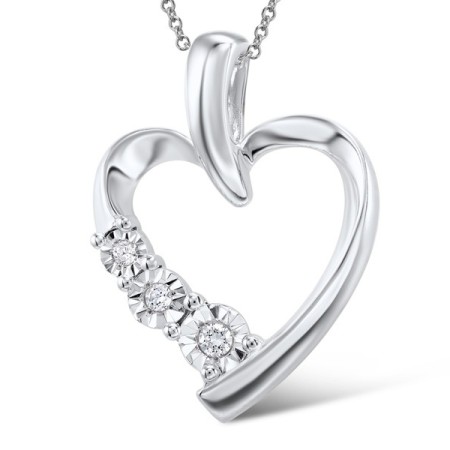 14KW Pendant Diamond without chain (P300087DIA14KW)