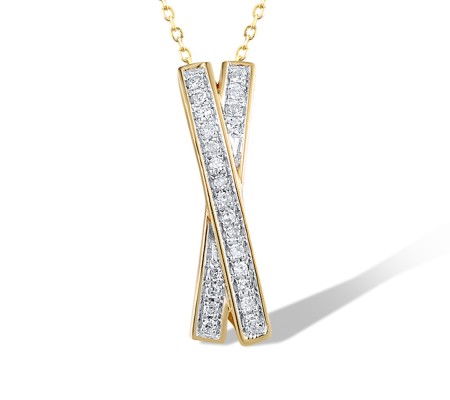 14KYW Pendant Diamond (P300226DIA14KYW)