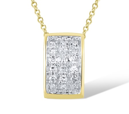 14KYW Pendant Diamond (P300477DIA14KYW)