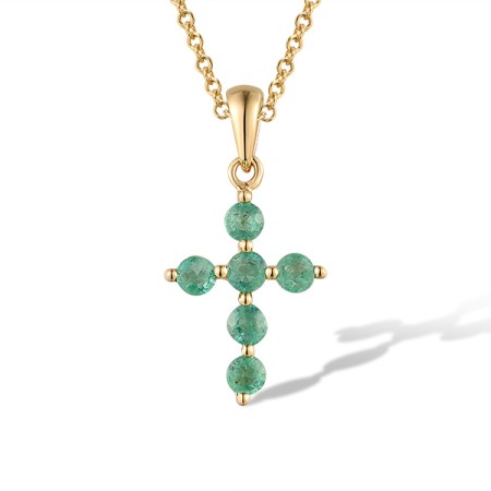 14KY Pendant Emerald without chain (P301284EMR14KY)