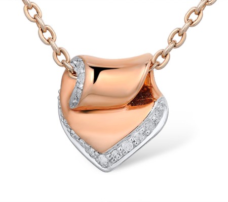 14KRW Pendant Diamond (P301309DIA14KRW)