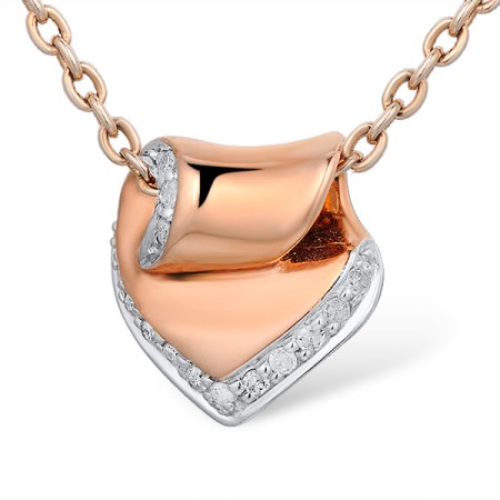 14KRW Pendant Diamond (P301309DIA14KRW)