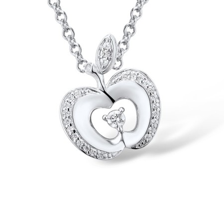 Sterling Silver Pendant White Cubic Zirconia (P303118WCZSL925)