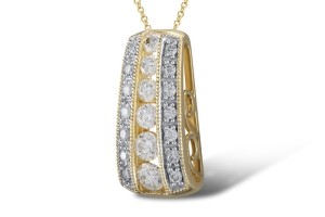 10KYW Pendant Diamond (P303455DIA10KYW)