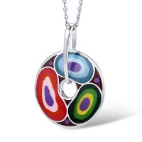 Sterling Silver Pendant Enamel (P303611ENA4SL925)
