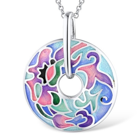 Sterling Silver Pendant  (P303888ENM3SL925)