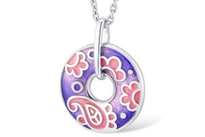 Sterling Silver Pendant Enamel (P303889ENM10SL925)