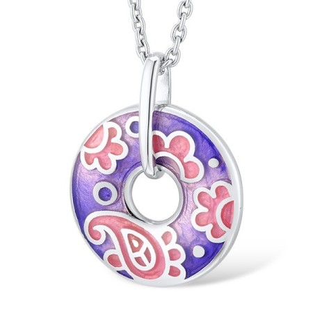 Sterling Silver Pendant Enamel (P303889ENM10SL925)