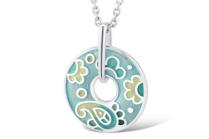 Sterling Silver Pendant Enamel (P303889ENM7SL925)