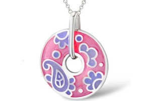 Sterling Silver Pendant  (P303889ENM8SL925)