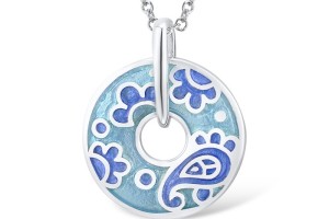 Sterling Silver Pendant Enamel (P303889ENM9SL925)