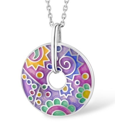 Sterling Silver Pendant  (P303890ENM3SL925)
