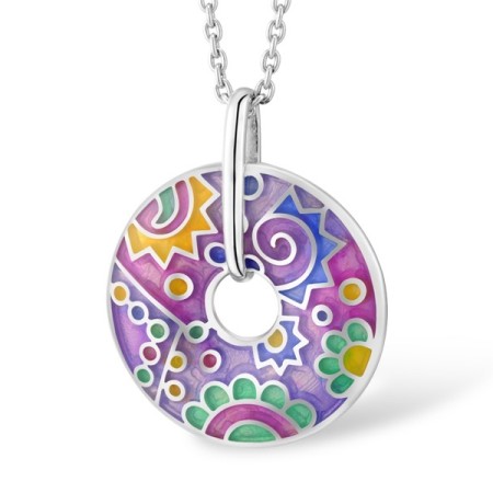 Sterling Silver Pendant  (P303890ENM3SL925)