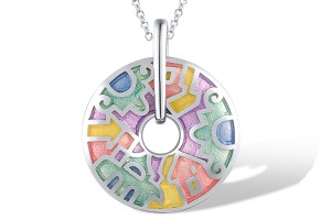Sterling Silver Pendant  (P303889ENM6SL925)