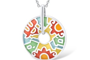 Sterling Silver Pendant Enamel (P303891ENM5SL925)
