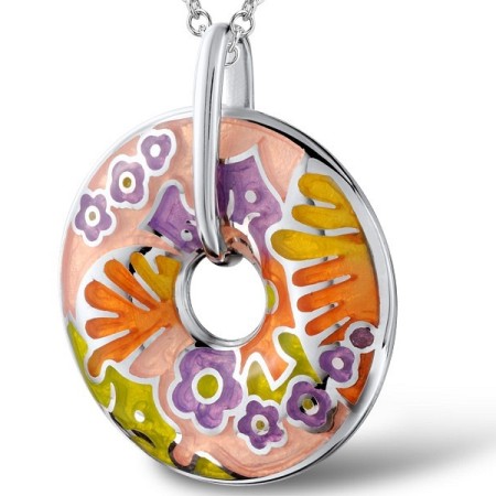 Sterling Silver Pendant Enamel (P303893ENM1SL925)