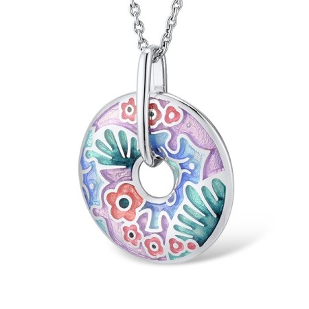 Sterling Silver Pendant Enamel (P303893ENM3SL925)