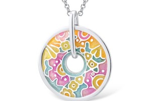 Sterling Silver Pendant  (P303904ENM4SL925)