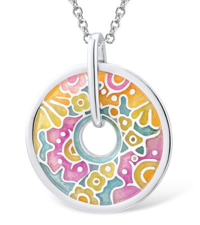Sterling Silver Pendant  (P303904ENM4SL925)