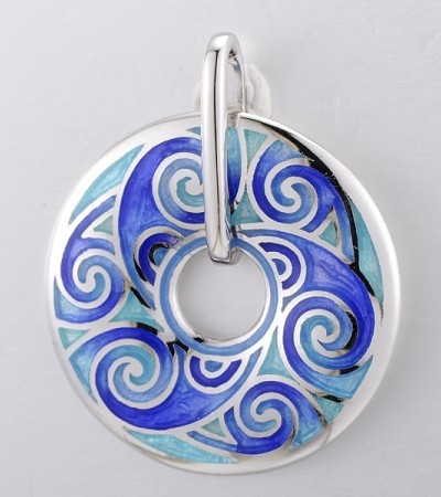 Sterling Silver Pendant  (P303905ENM10SL925)