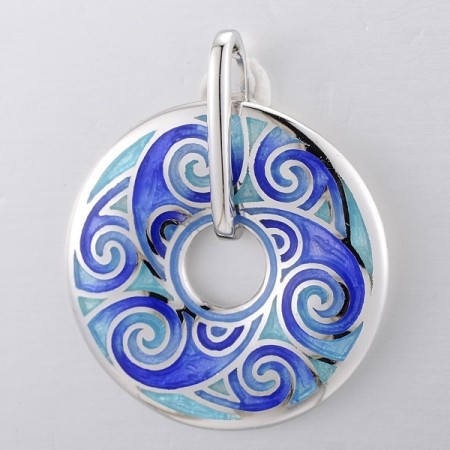 Sterling Silver Pendant  (P303905ENM10SL925)