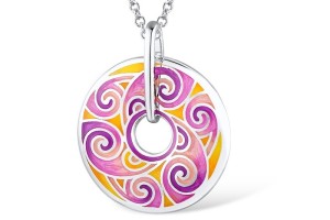 Sterling Silver Pendant  (P303905ENM12SL925)