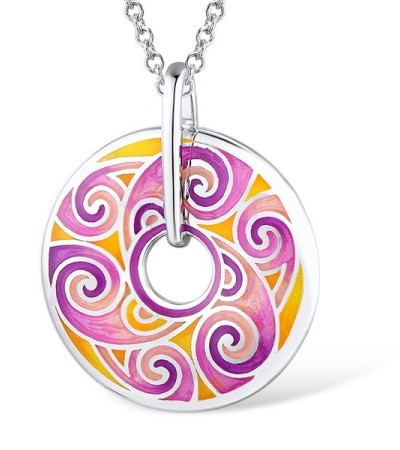 Sterling Silver Pendant  (P303905ENM12SL925)