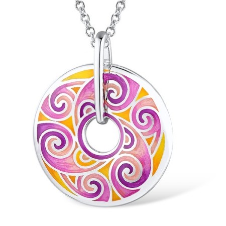 Sterling Silver Pendant  (P303905ENM12SL925)