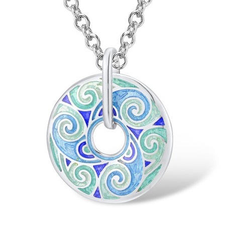 Sterling Silver Pendant Enamel (P303905ENM13SL925)