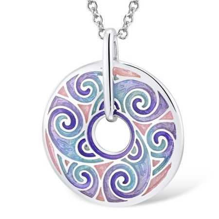 Sterling Silver Pendant Enamel (P303905ENM14SL925)