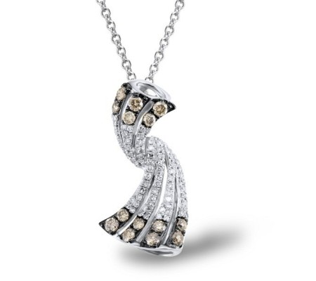 14KWB Pendant Brown Diamond,Diamond (P304092BRW14KWB)