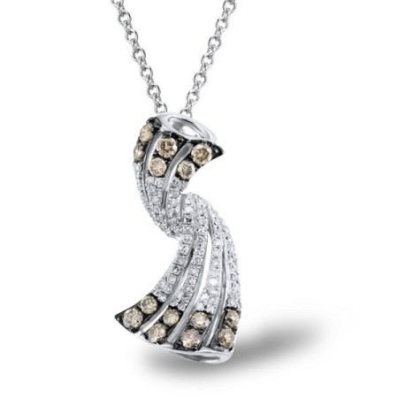 14KWB Pendant Brown Diamond,Diamond (P304092BRW14KWB)