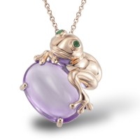 14KR Pendant Amethyst,Emerald (P304178EAM14KR)