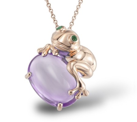 14KR Pendant Amethyst,Emerald (P304178EAM14KR)