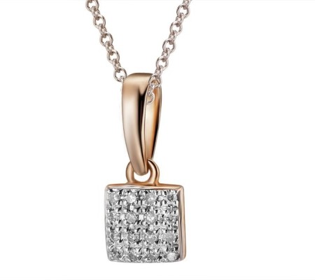 14KRW Pendant Diamond (P304206DIA14KRW)
