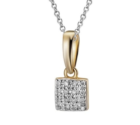 14KYW Pendant Diamond (P304206DIA14KYW)