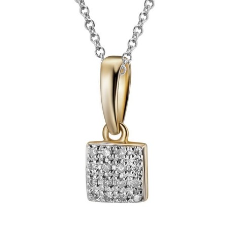 14KYW Pendant Diamond (P304206DIA14KYW)