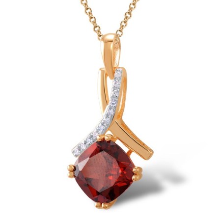 14KRW Pendant Diamond,Garnet (P304364GAN14KRW)