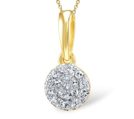 14KYW Pendant Diamond (P304374DIA14KYW)