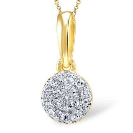 14KYW Pendant Diamond (P304374DIA14KYW)